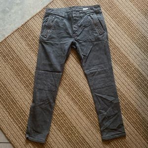 John Varvatos Star USA Men’s Grey Moto Pants